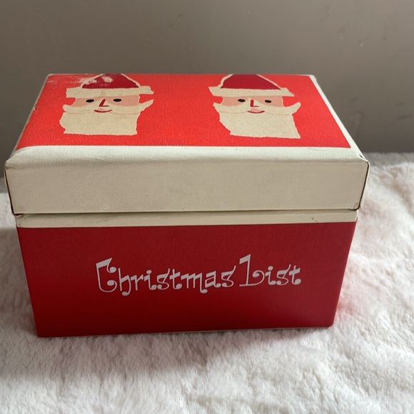 🎄•| vintage Christmas list box - Picture 3 of 15